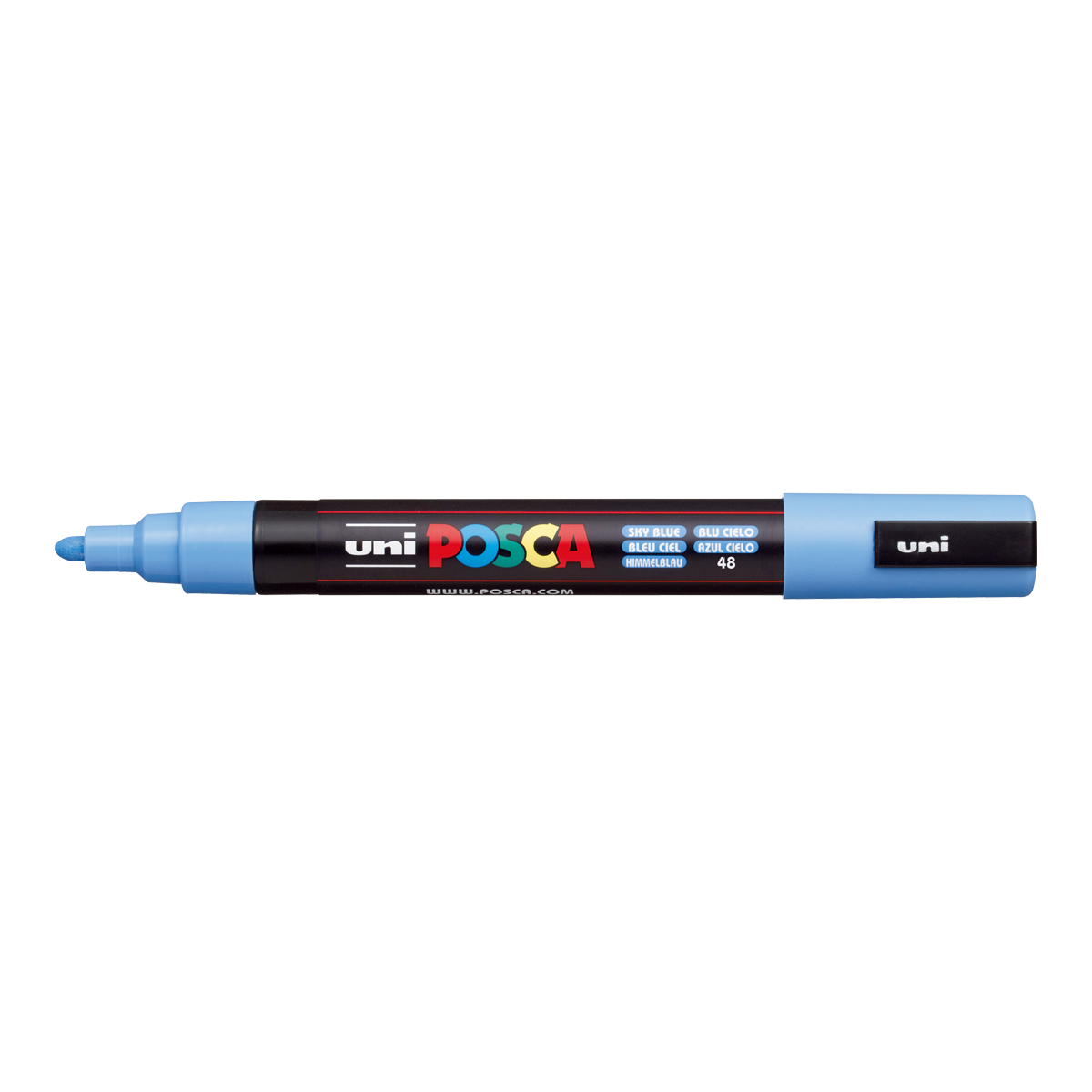 Posca PC-5M Acrylic Marker, 1.8–2.5 mm, sky blue (48)