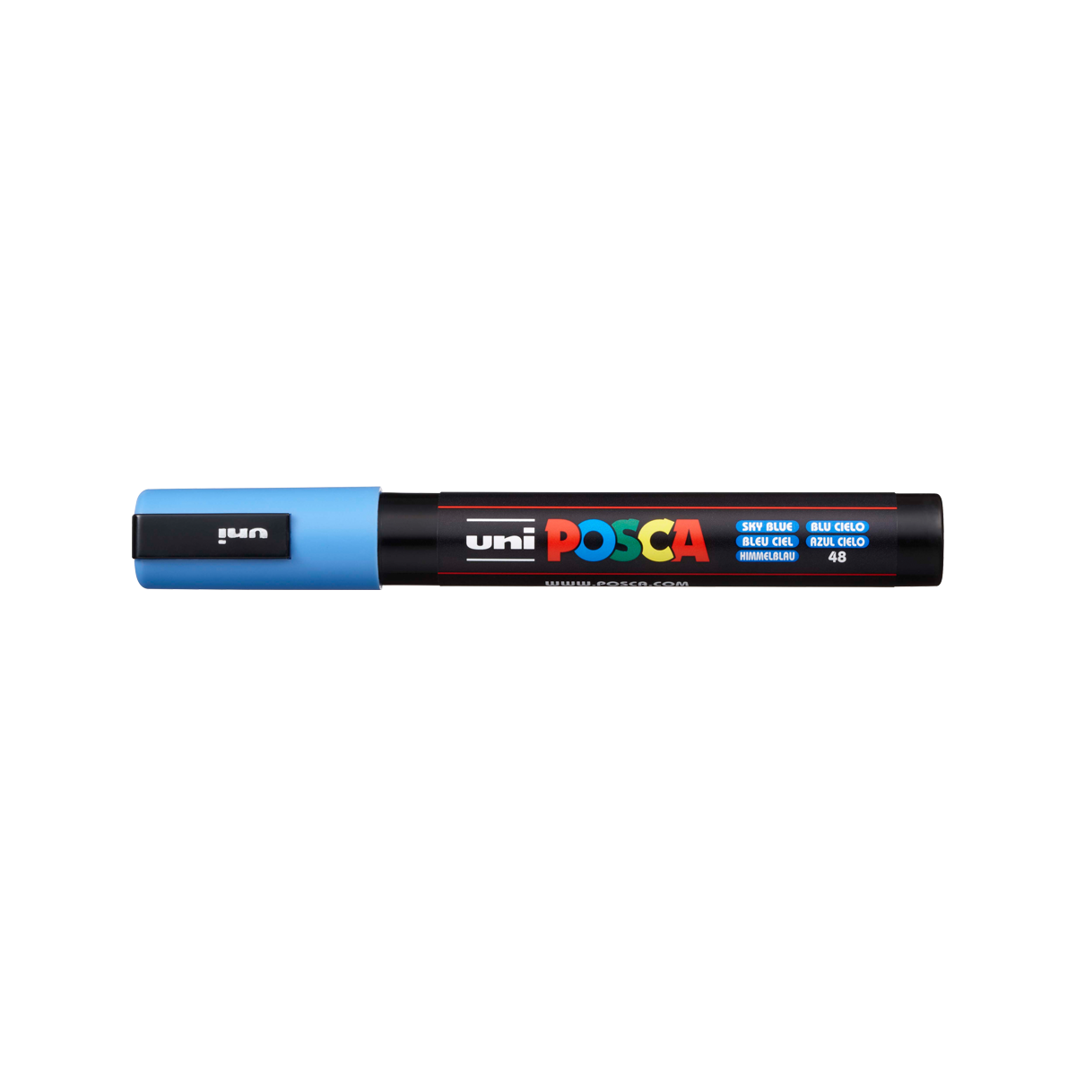 Posca PC-5M Acrylic Marker, 1.8–2.5 mm, sky blue (48)