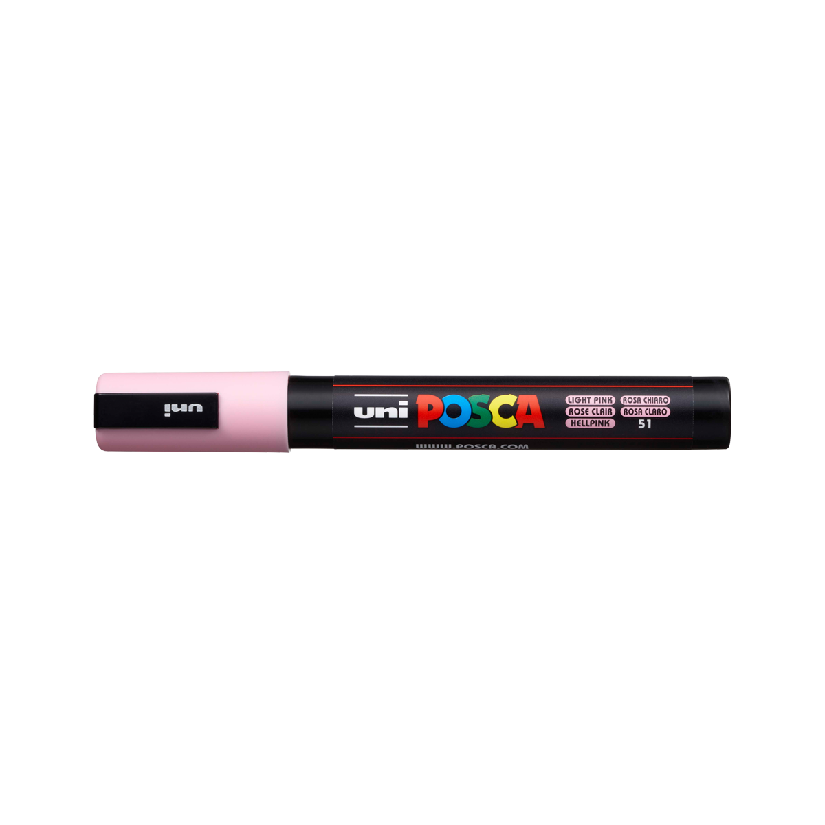 Posca PC-5M Acrylic Marker 1.8 - 2.5 mm, Light Pink (51)