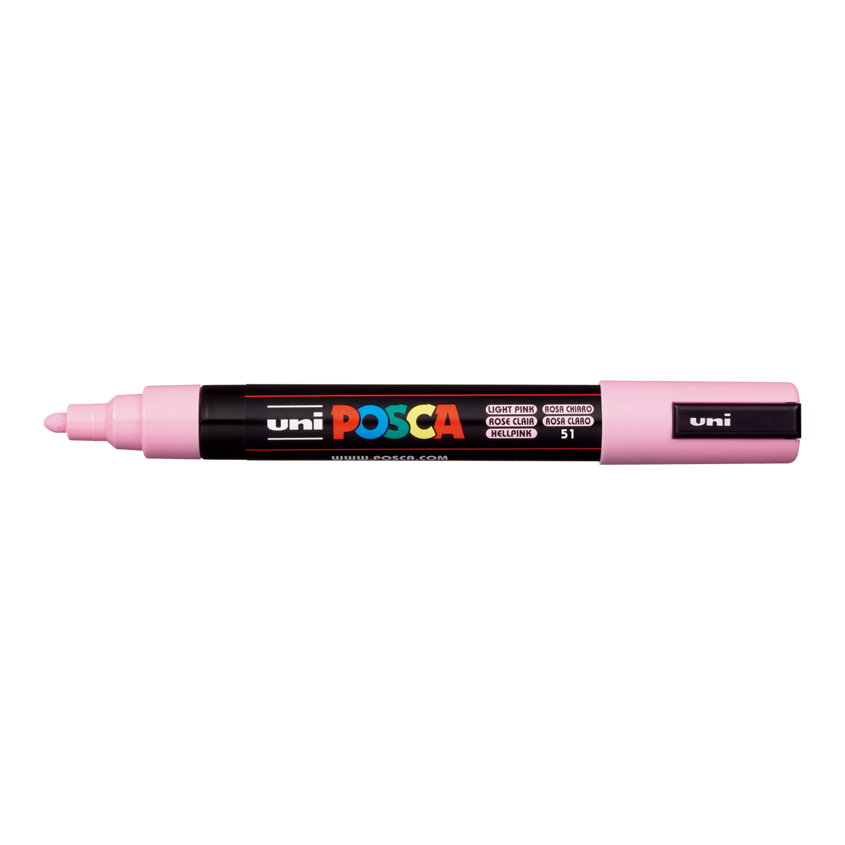 Posca PC-5M Acrylic Marker 1.8 - 2.5 mm, Light Pink (51)