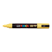 Posca PC-5M Acrylic Marker, 1.8–2.5 mm, Straw (73)