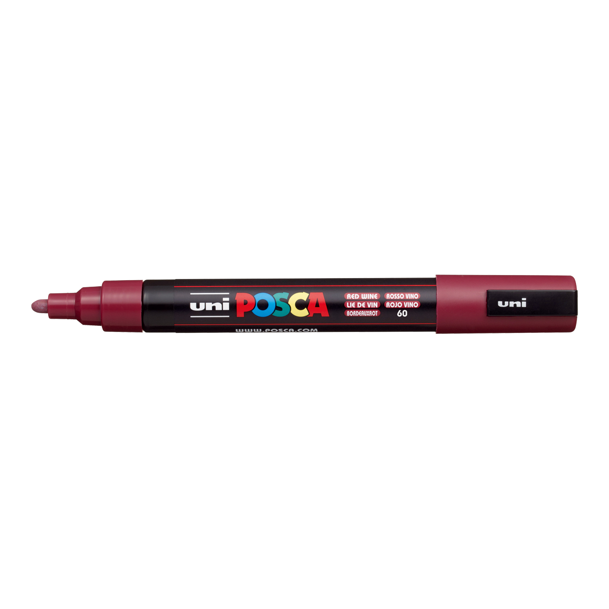 Posca PC-5M Marker, 1.8–2.5 mm, Burgundy (60)