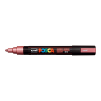 Posca PC-5M Marker, 1.8–2.5 mm, Metallic Red (M15)
