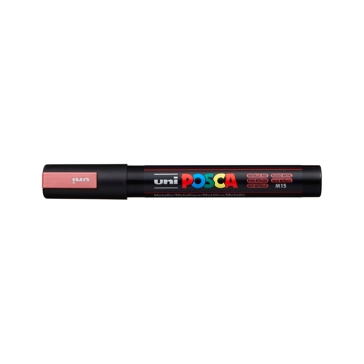 Posca PC-5M Marker, 1.8–2.5 mm, Metallic Red (M15)