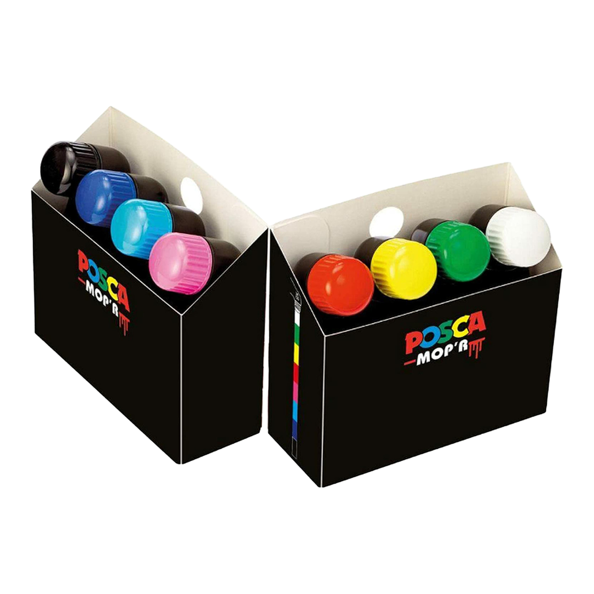 Posca PCM-22 8C MOP'R Acrylic Paint Marker Set 3 – 19 mm - set of 8 pcs