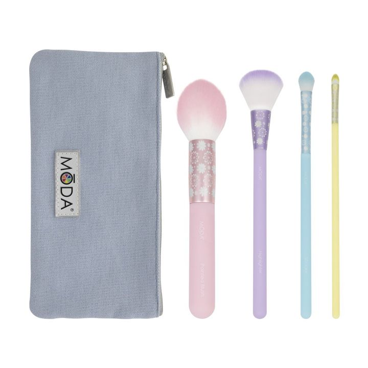 Posh Pastel Cosmetic Brush Set of 5