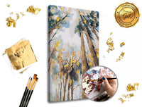 PREMIUM GOLD Paint by Numbers | Among the Trees — image 1