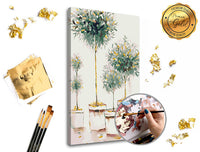 PREMIUM GOLD Paint by Numbers | Orchard — Image 1