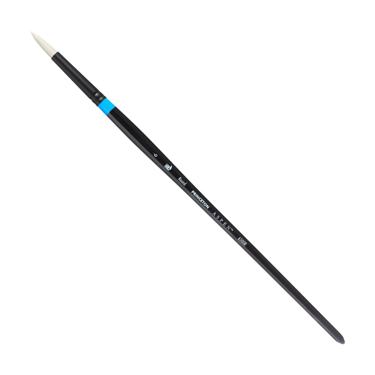 PRINCETON Aspen Round Synthetic Bristle Brush Long Handle – 6