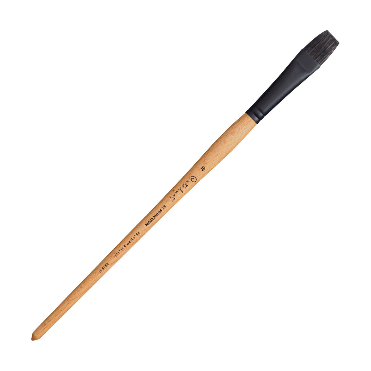 PRINCETON Catalyst Polytip Bright Flat Brush with Long Handle – 10
