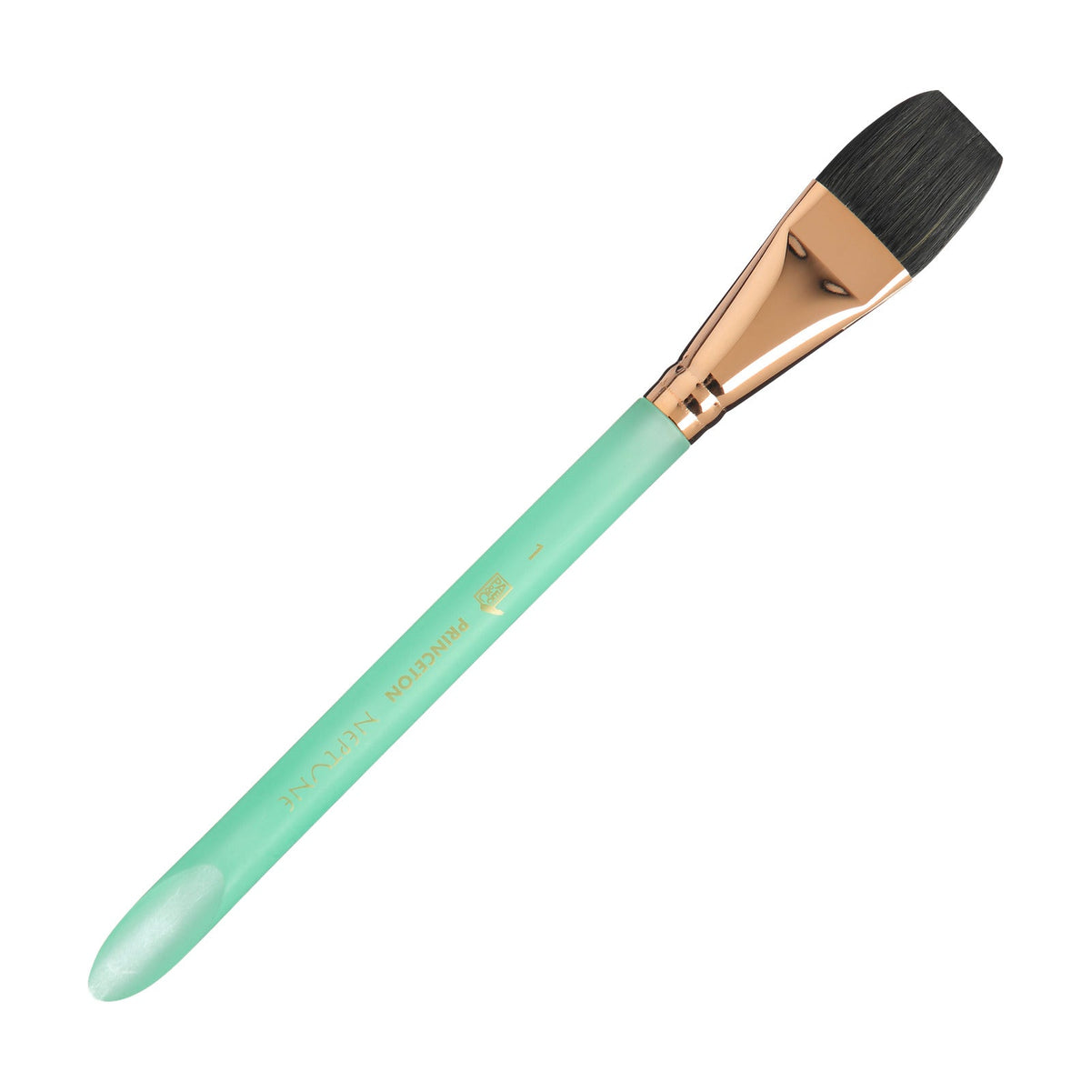 PRINCETON Flat Watercolor Brush Neptune Aquarelle Wash with Short Handle
