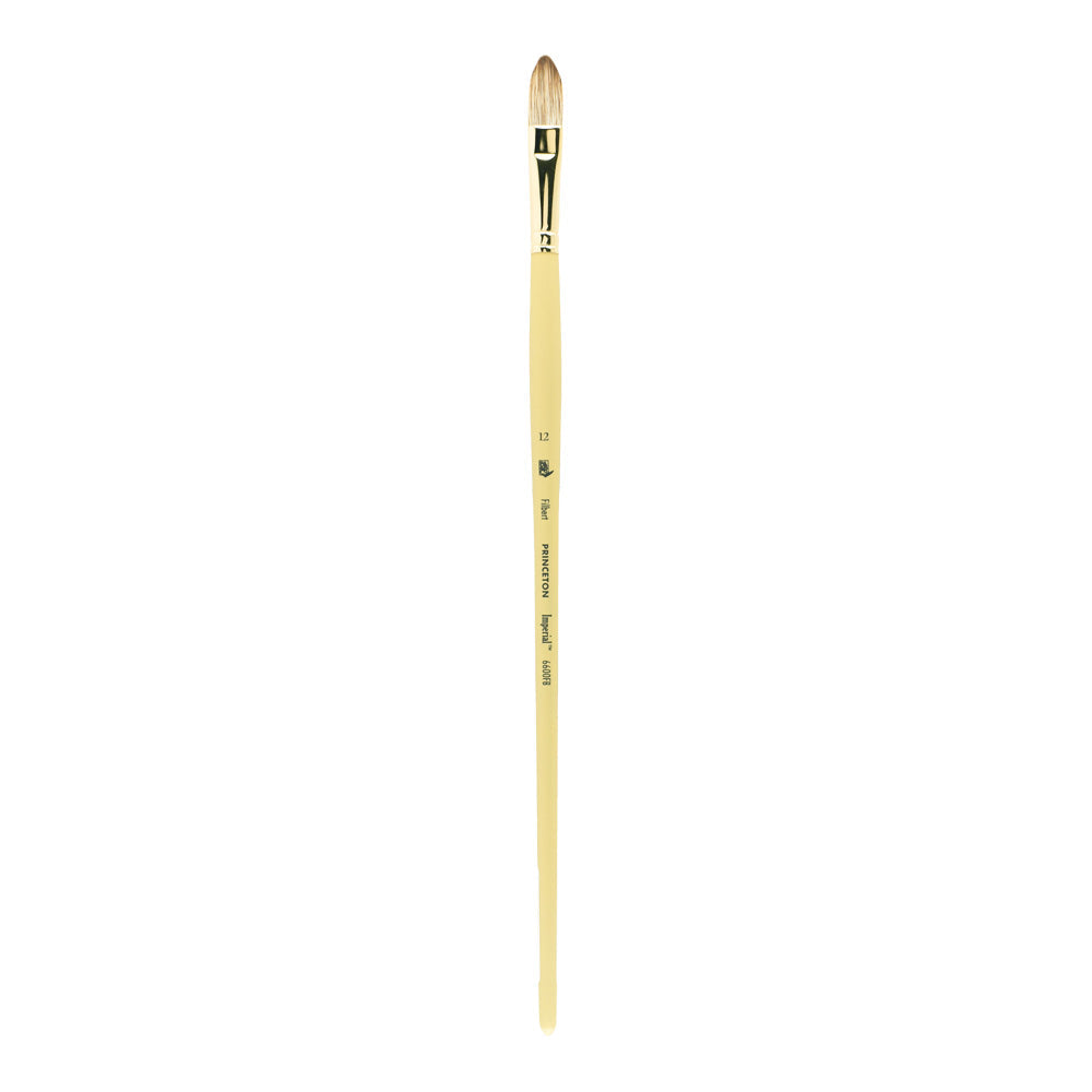 PRINCETON Imperial Oil & Acrylic Filbert Brush - Long Handle – 12