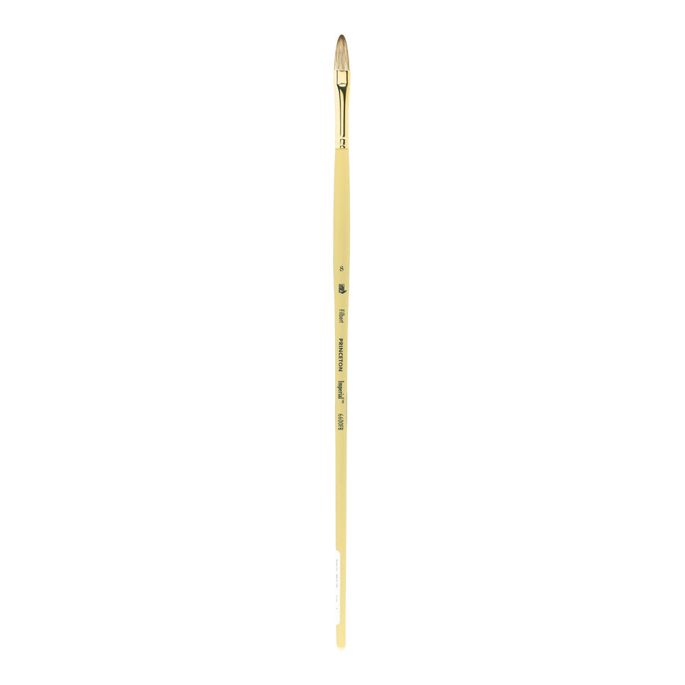 PRINCETON Imperial Oil & Acrylic Filbert Brush - Long Handle – 8