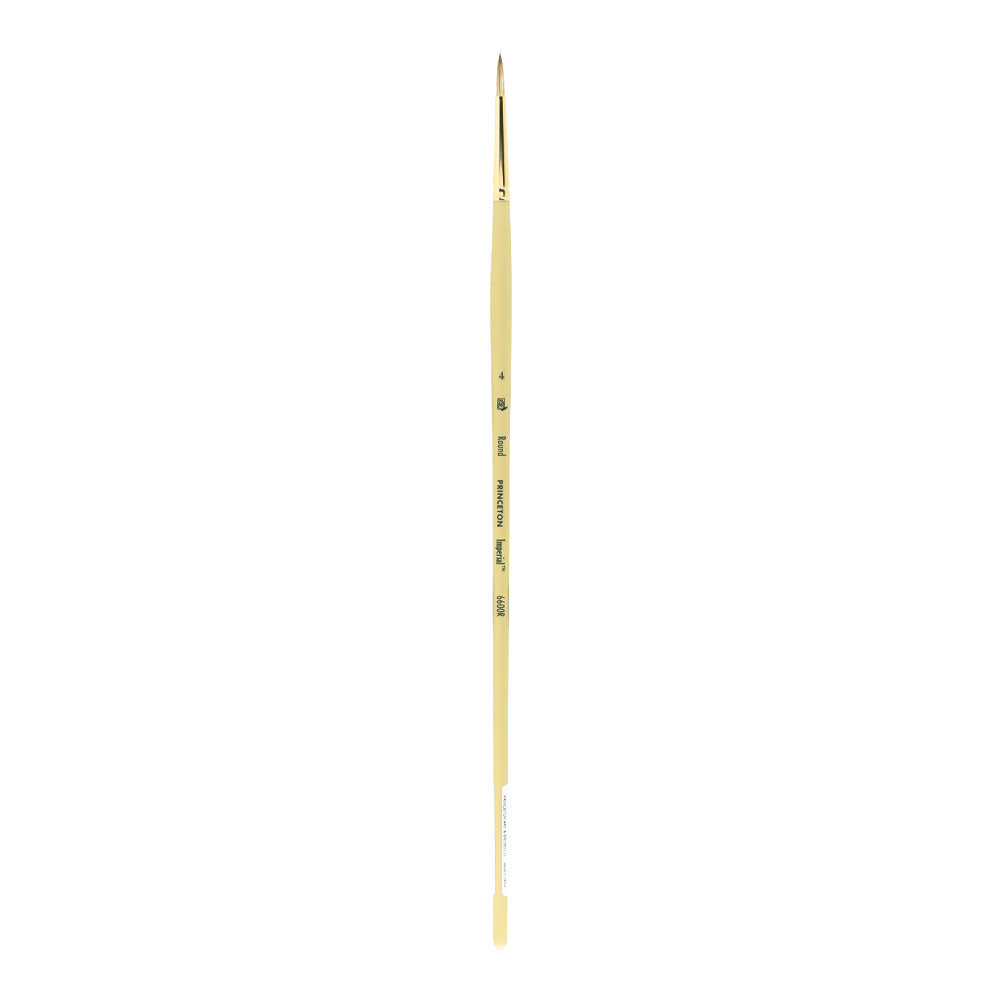 PRINCETON Imperial Synthetic Mongoose Round Brush Long Handle – 4