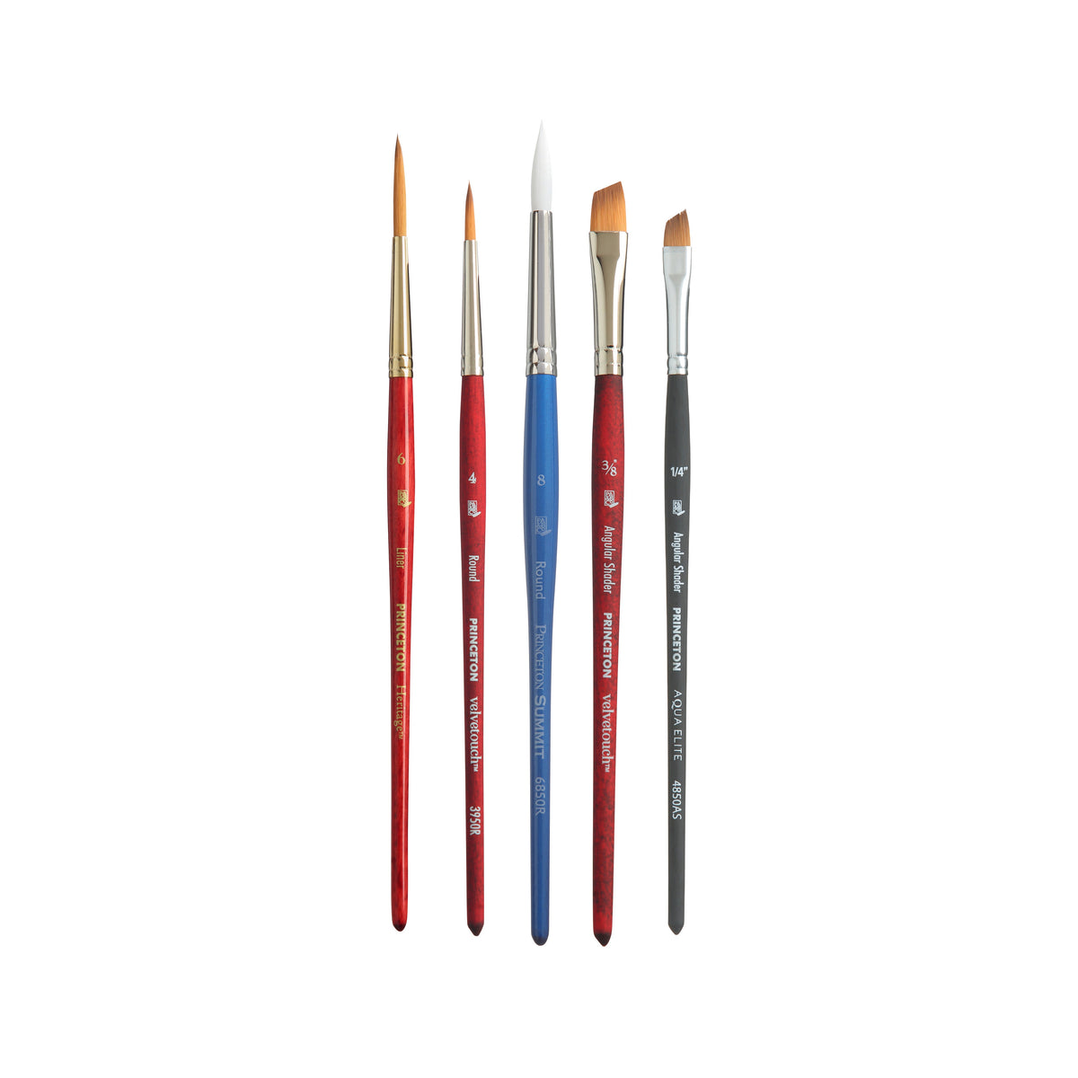 PRINCETON Lettering Brush Set - 5-piece set
