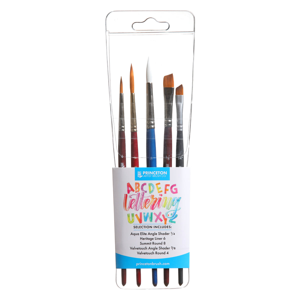 PRINCETON Lettering Brush Set - 5-piece set