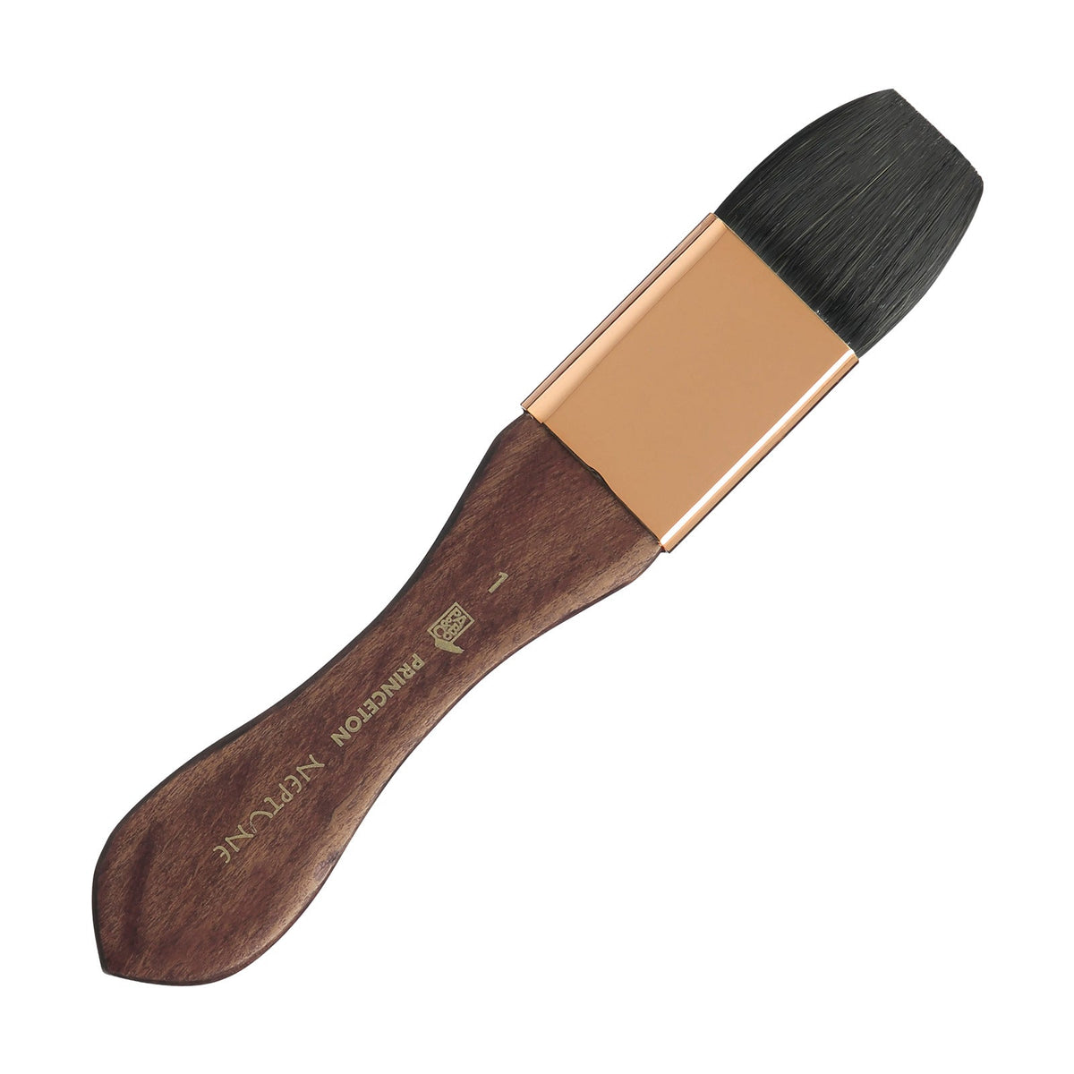 PRINCETON Neptune Mottler Watercolor Brush, Synthetic Squirrel Hair, Short Handle