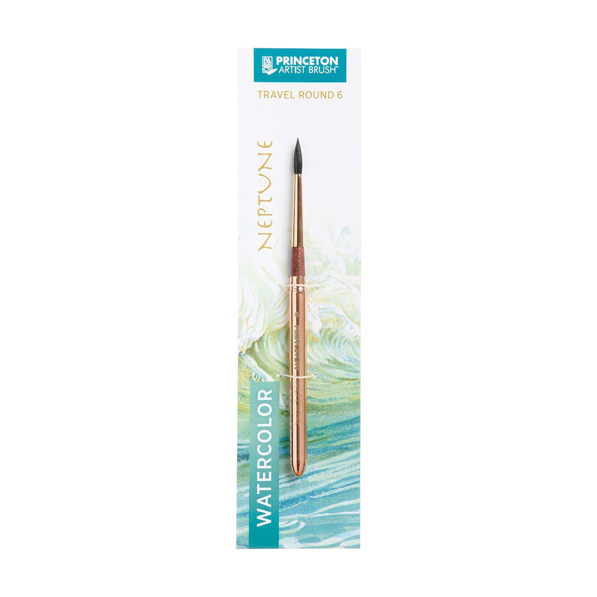 PRINCETON Neptune Round Travel Watercolor Brush Synthetic Squirrel – 6