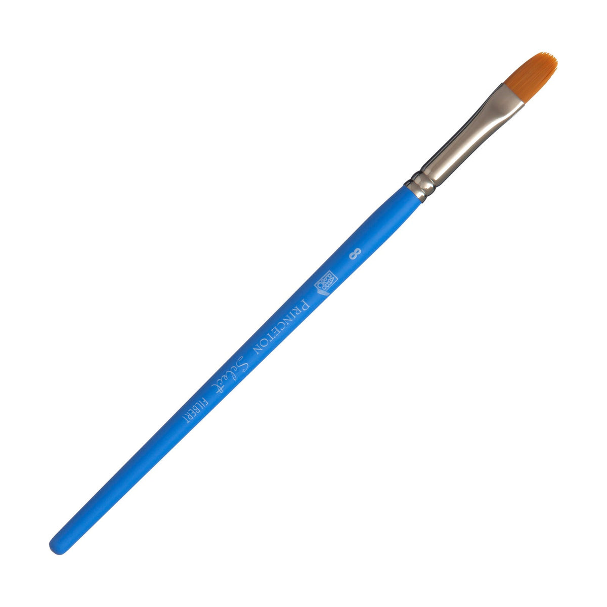 PRINCETON Select Synthetic Filbert Brush with Short Handle – 8