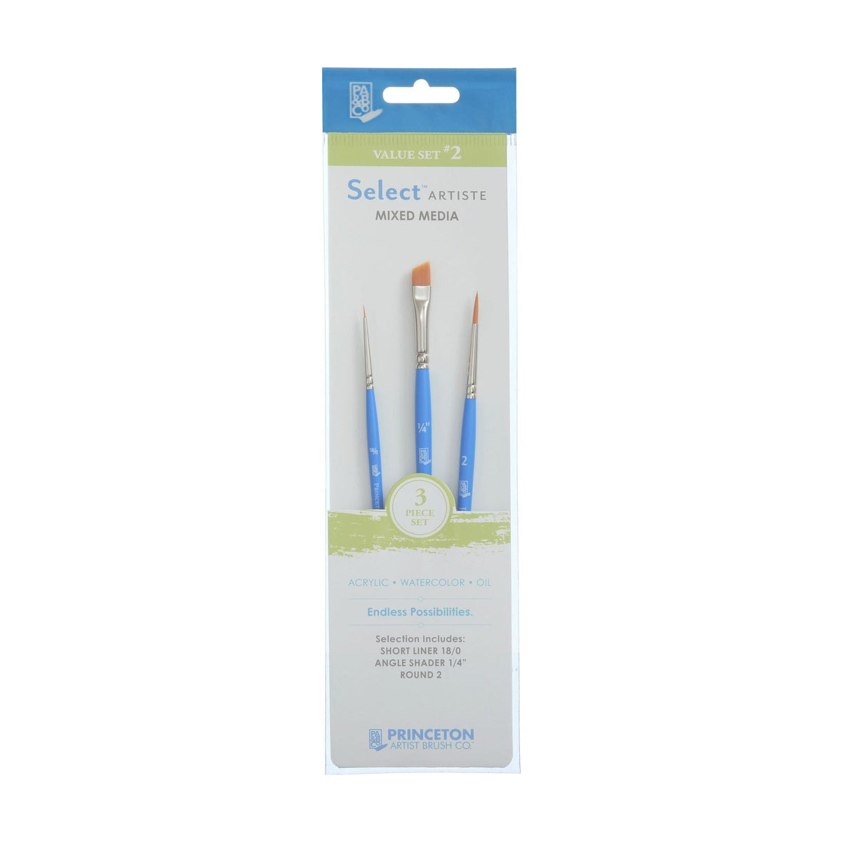 Princeton Select Universal Brush Set - 3-piece set