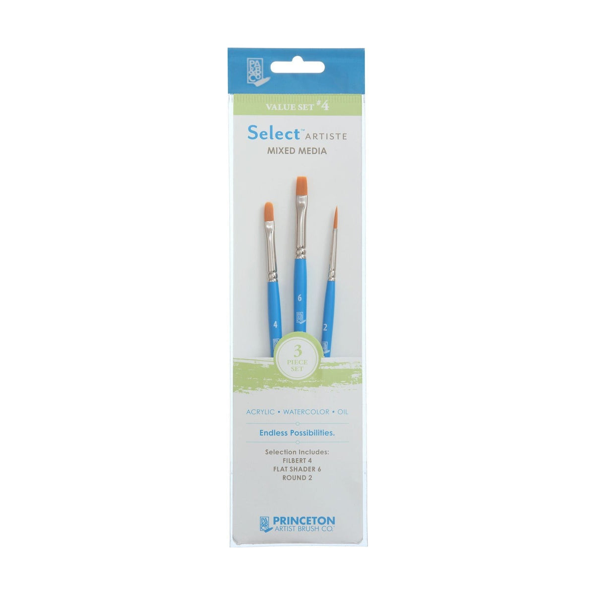 PRINCETON Select Universal Brush Set - Set of 3