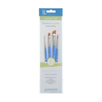 PRINCETON Select Universal Round Mini Brush with Synthetic Bristles, 4 pcs