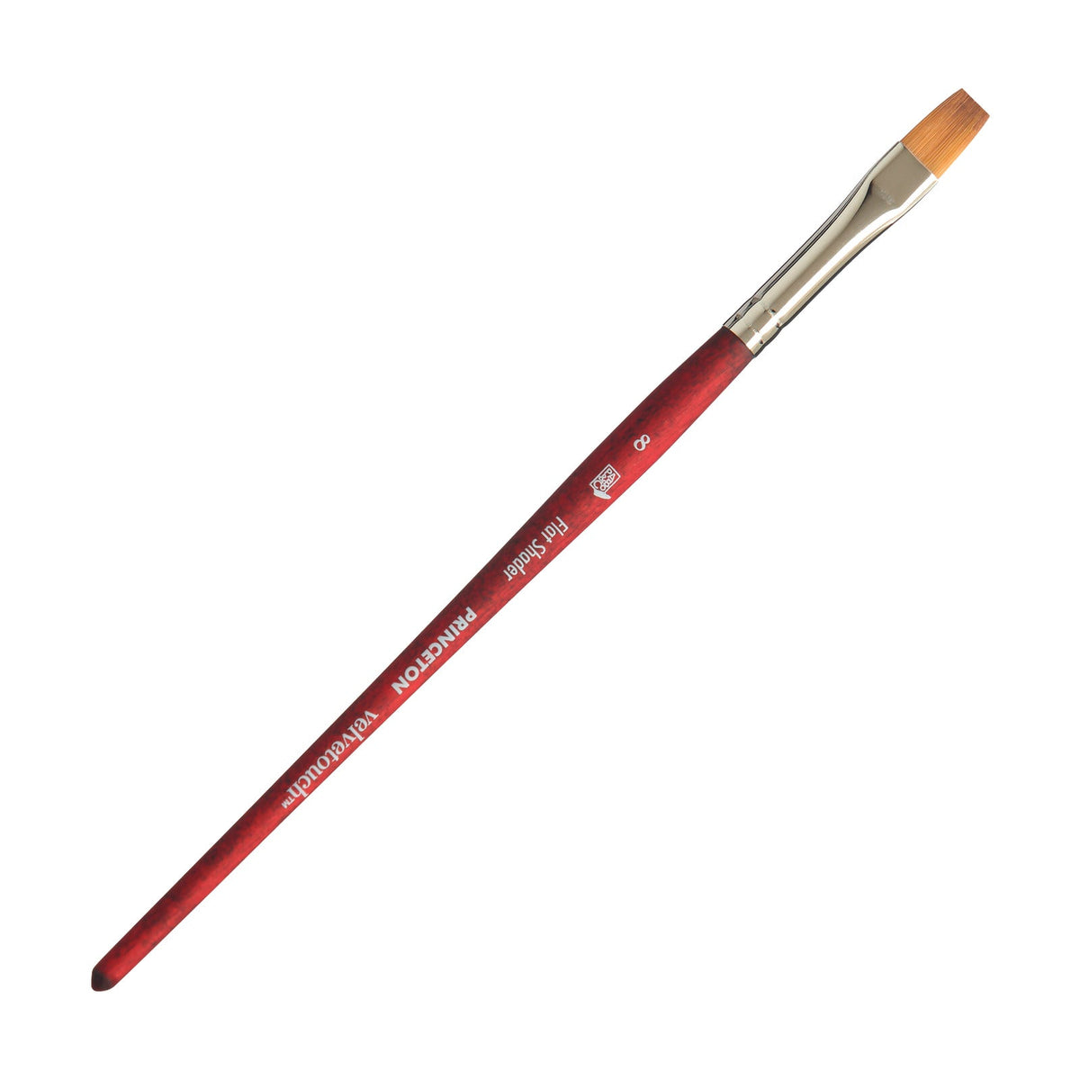 PRINCETON Velvetouch Flat Shader Flat Brush with Short Handle