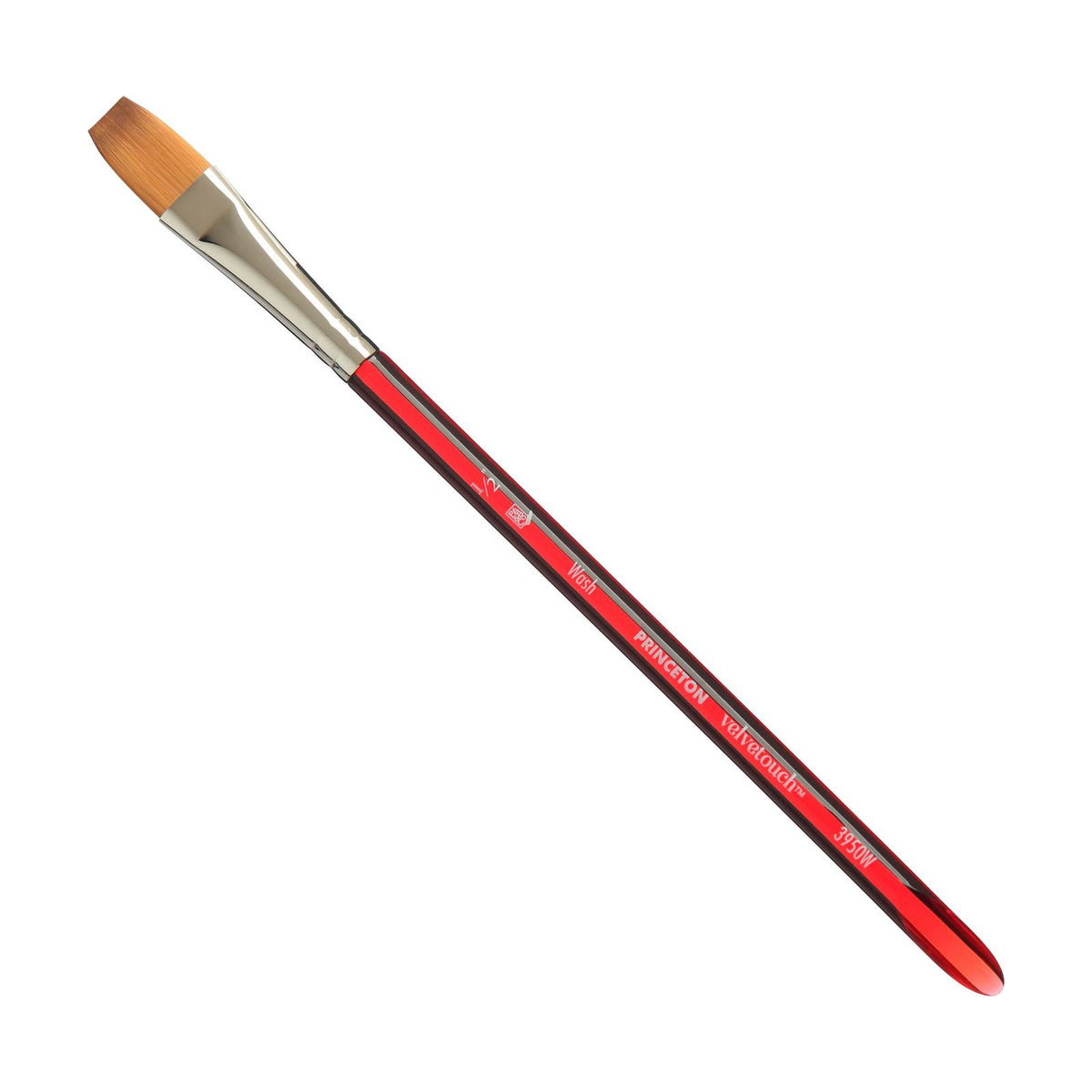 PRINCETON Velvetouch Flat Wash Brush Short Handle