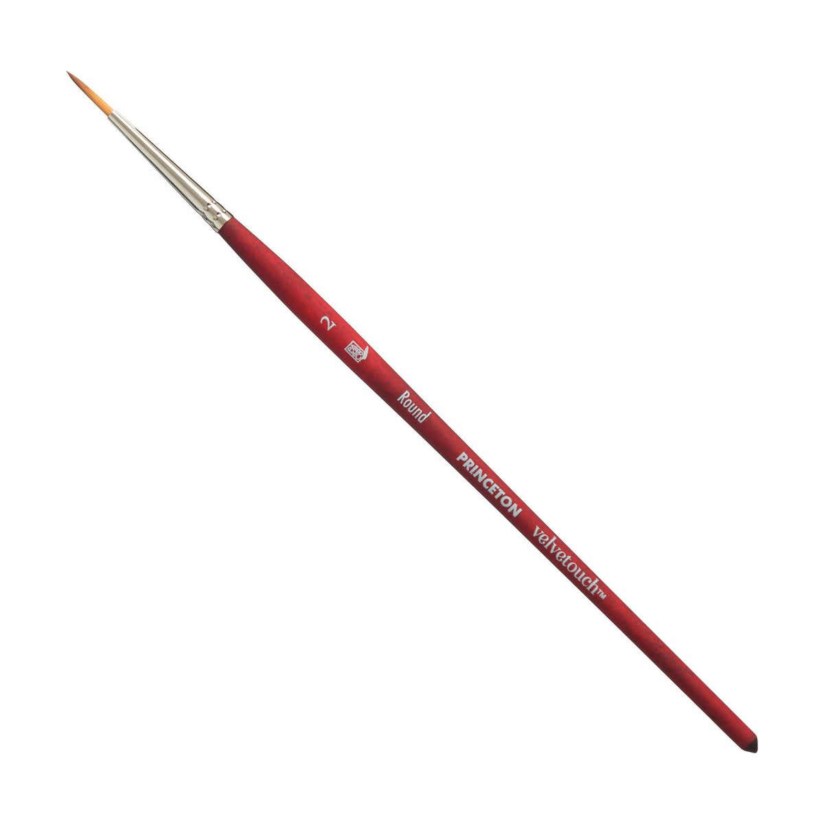 PRINCETON Velvetouch Round Synthetic Brush Short Handle – 2