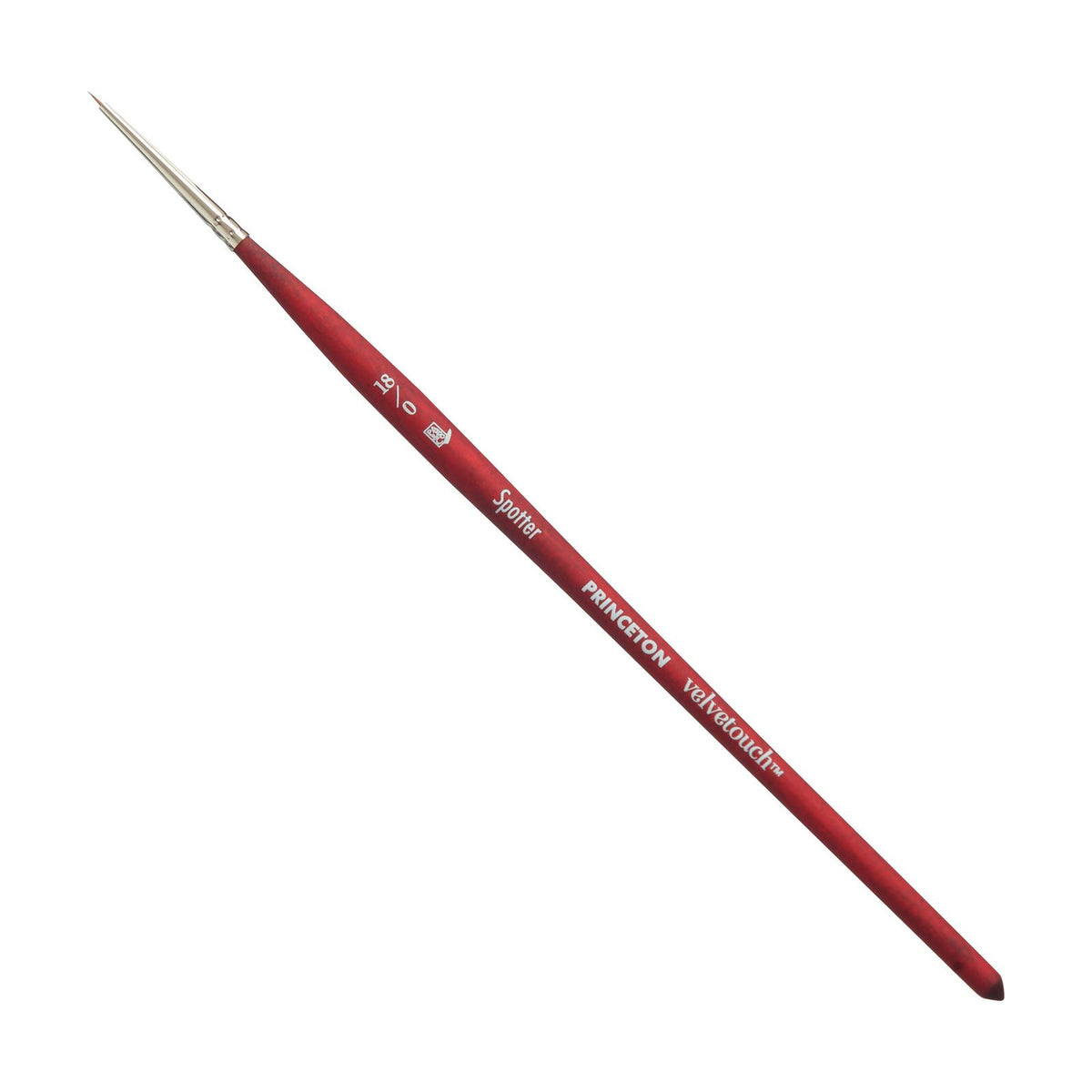 PRINCETON Velvetouch Spotter Brush - Short Handle – 18/0