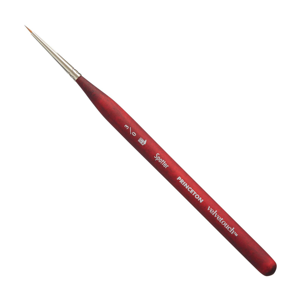 PRINCETON Velvetouch Spotter Mini Brush – 3/0