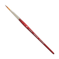 PRINCETON Velvetouch Synthetic Long Round Brush - Short Handle – 6