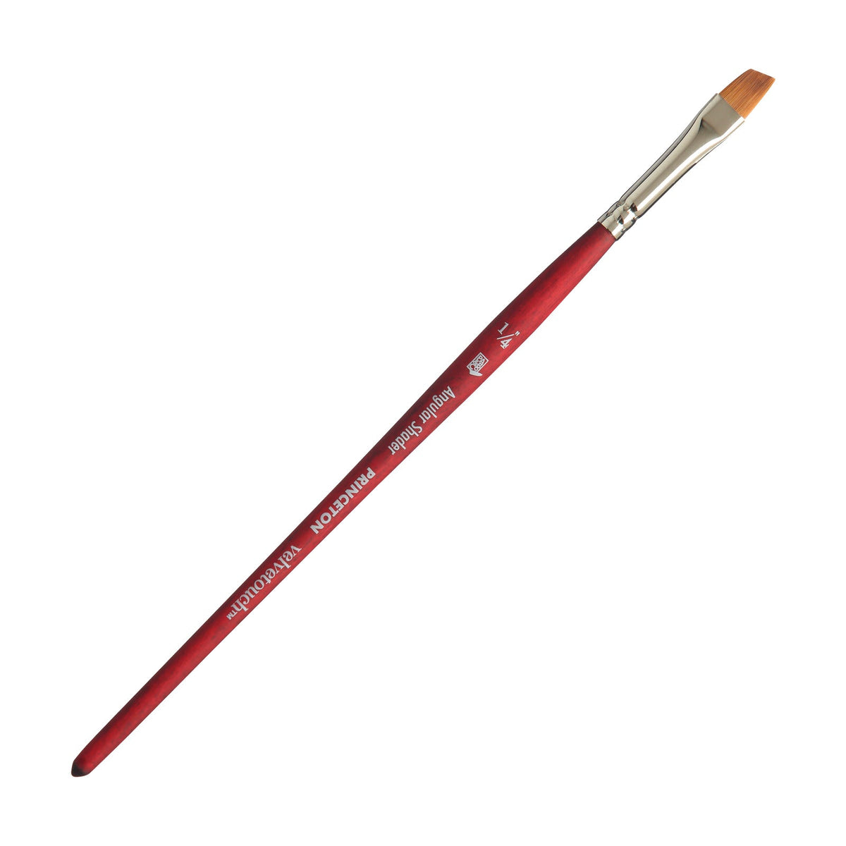 PRINCETON Velvetouch Universal Angled Brush with Short Handle