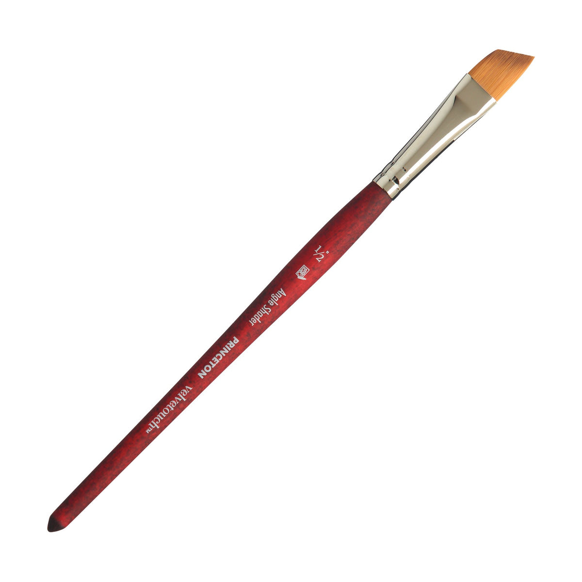 PRINCETON Velvetouch Universal Angled Brush with Short Handle