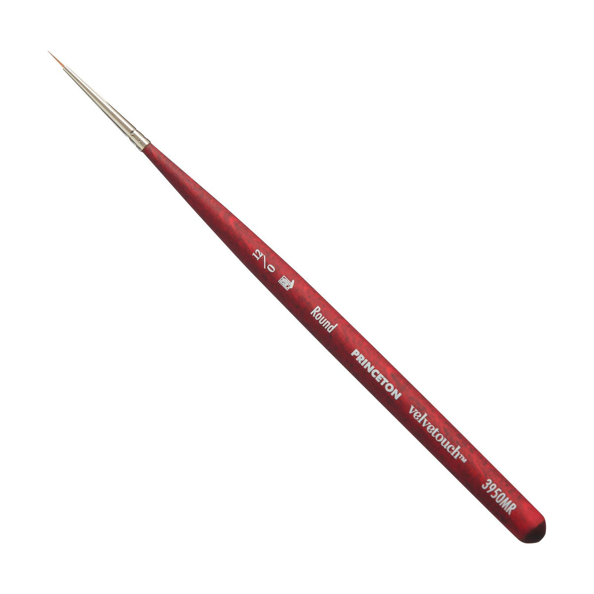 PRINCETON Velvetouch Universal Round Mini Synthetic Brush – 12/0
