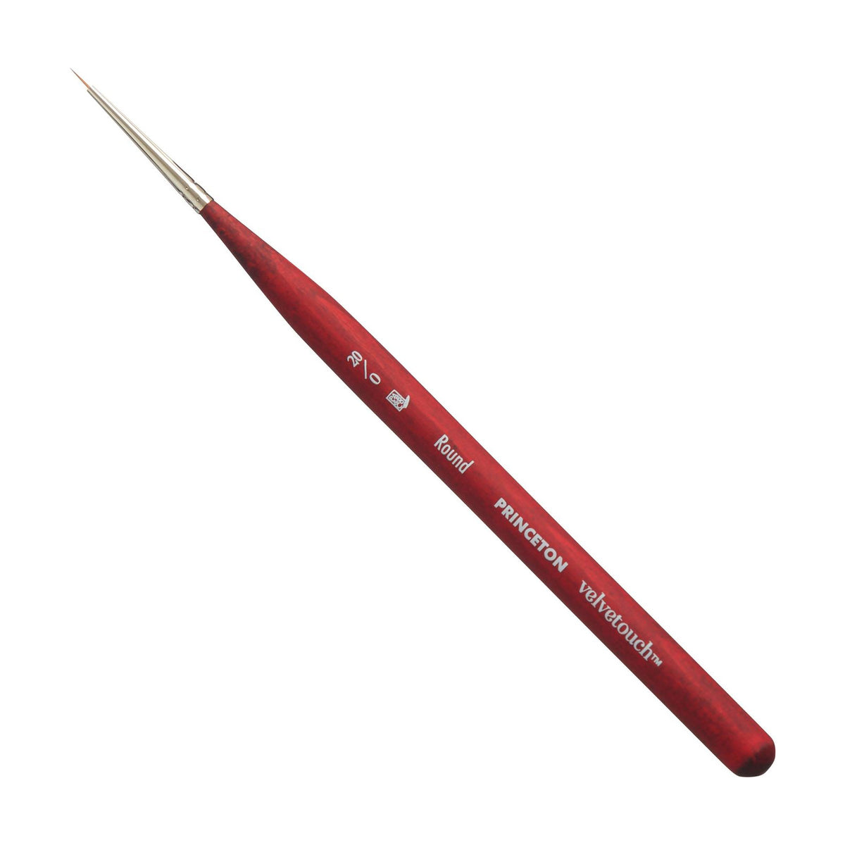 PRINCETON Velvetouch Universal Round Mini Synthetic Brush – 20/0