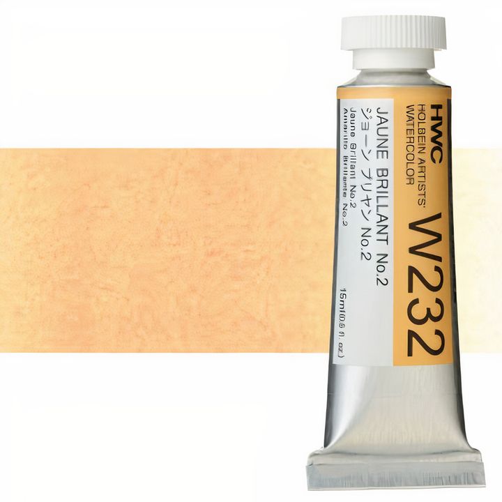 Професионални акварелни бои Holbein Artists 15 ml | жълти нюанси — изображение 5