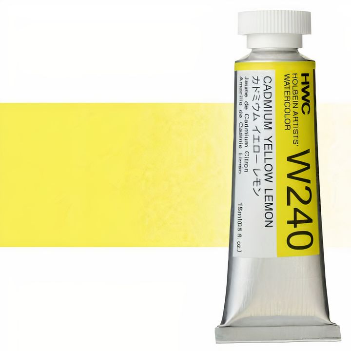 Професионални акварелни бои Holbein Artists 15 ml | жълти нюанси — изображение 13