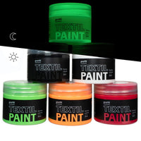 Profil - Rebel Fabric Paint Set for Dark Fabrics, 6 x 50 ml