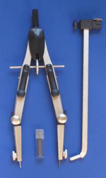 Quick-Adjust Compass with Extension Bar, 170 mm