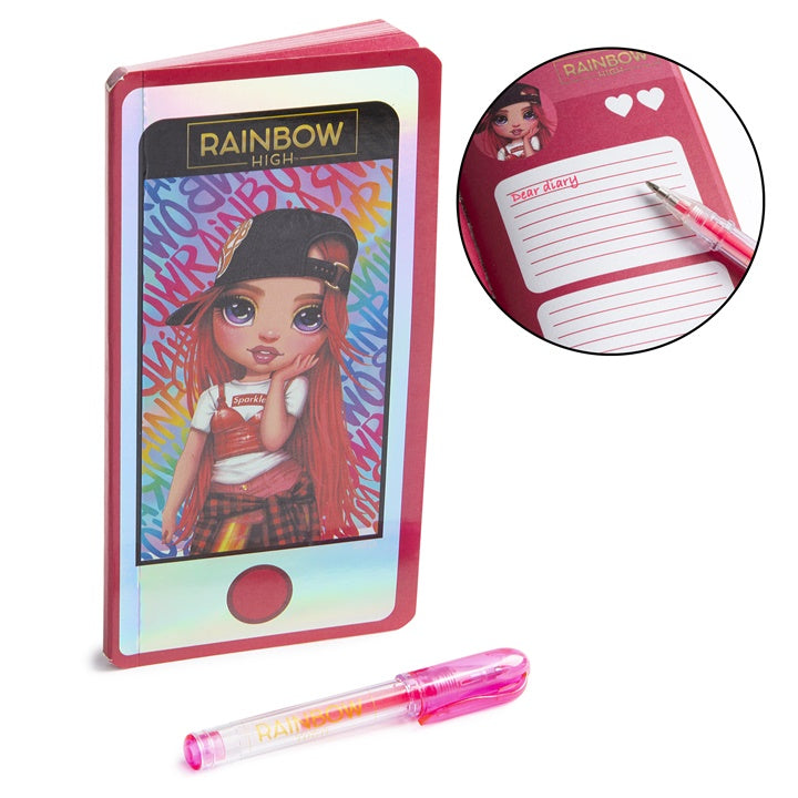 RAINBOW HIGH Phone-Shaped Notebook with Pen — image 5
