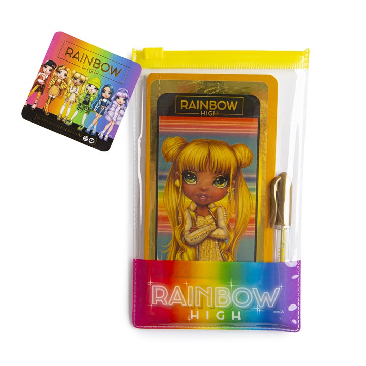 RAINBOW HIGH Phone-Shaped Notebook with Pen — image 1