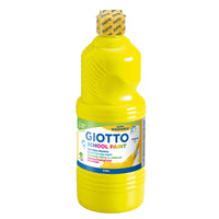 Ready-to-Use Poster Paint GIOTTO School Paint 1000 ml – yellow