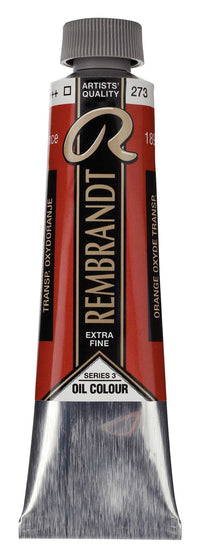Rembrandt 40 ml Oil Paint – Transparent Oxide Orange