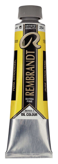 Rembrandt 40 ml Oil Paint – Permanent Lemon Yellow