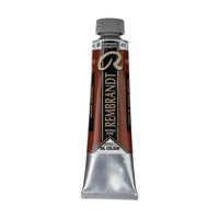 Range of Rembrandt oil paints in various shades and 40 ml tubes.