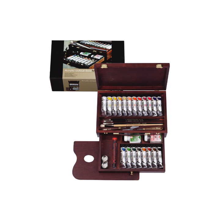 Rembrandt Acrylic Paints Box Master/20x40 ml+Accessories