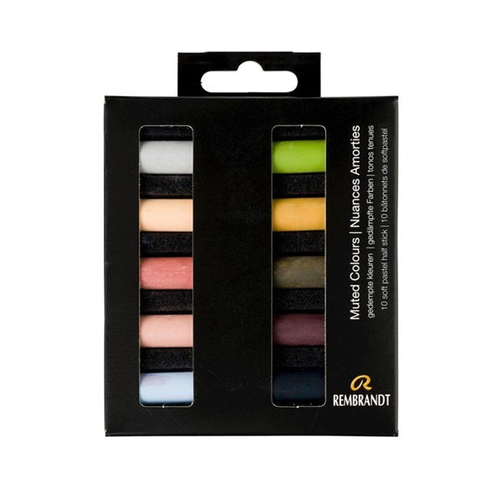 Rembrandt Soft Pastels, Set of 10 | Various Sets - Muted Colors