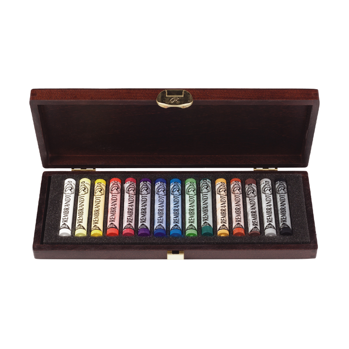 Rembrandt Soft Pastels Starter Box, General Selection, 15 pcs