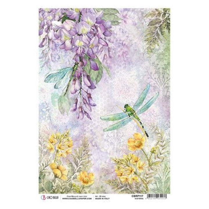 Rice Paper A4 Dragonfly